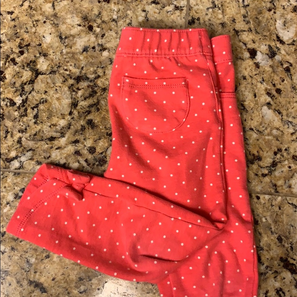 Girls polka dot pants